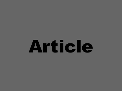 image of the word Article